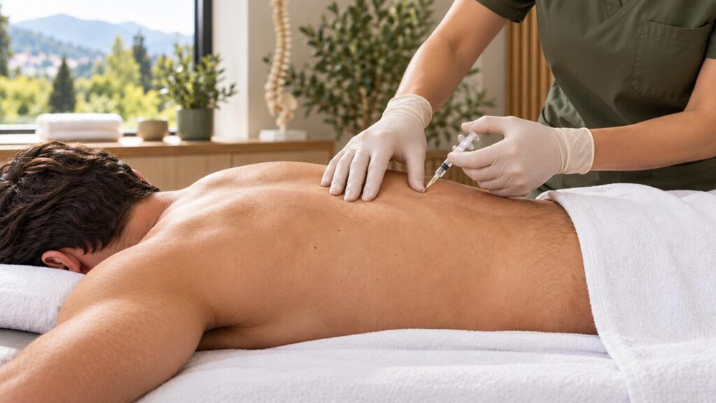 Terapia neural para dolor lumbar o de espalda en Sangolquí